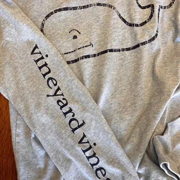 Vineyard Vines Mens T-shirt S Long Sleeve Light Blue Pocket Tee - Picture 7 of 8